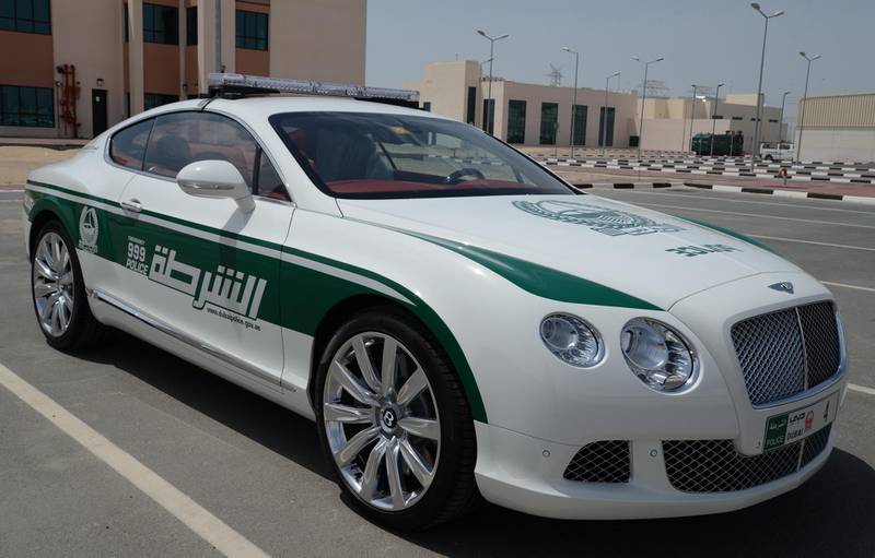 Dubai - Bentley Continental GT police car