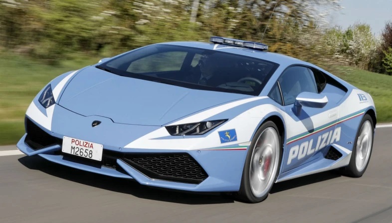 Italy - Lamborghini Huracan police car