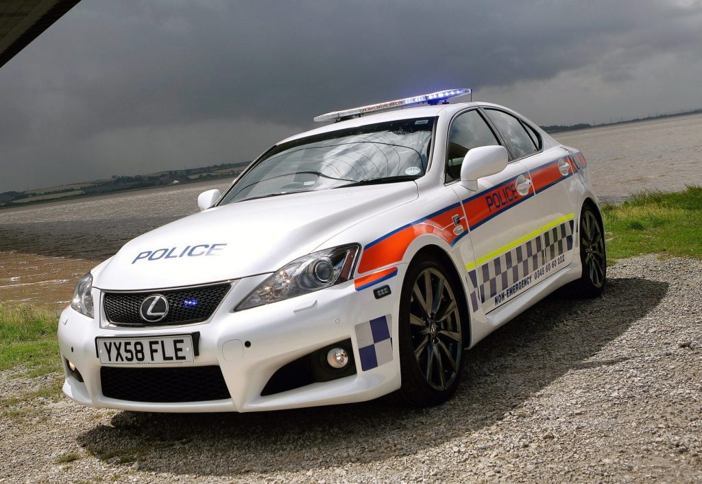 UK - Lexus IS-F police car